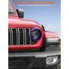 imageSavadicar Headlight Covers for 2024 Jeep Wrangler JL amp Gladiator JT  Personalize Your Vehicle Appearance with Headlamps Bezels Exterior Trim Accessories BlackPurple
