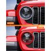 imageSavadicar Headlight Covers for 2024 Jeep Wrangler JL amp Gladiator JT  Personalize Your Vehicle Appearance with Headlamps Bezels Exterior Trim Accessories BlackRed