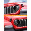 imageSavadicar Headlight Covers for 2024 Jeep Wrangler JL amp Gladiator JT  Personalize Your Vehicle Appearance with Headlamps Bezels Exterior Trim Accessories BlackBlack