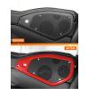 imageSavadicar Red Interior Trim Kit for 2024 Jeep Wrangler JL amp Gladiator JT  4 Pcs Decor Cover Set for Front Dash Speakers and Soundbar Stylish Accessories for an UpgradeRed