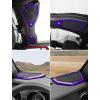 imageSavadicar Red Interior Trim Kit for 2024 Jeep Wrangler JL amp Gladiator JT  4 Pcs Decor Cover Set for Front Dash Speakers and Soundbar Stylish Accessories for an UpgradePurple