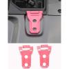 imageSavadicar 2Piece Pink Hood Hinge Trim Cover for Jeep Wrangler JL JLU 4xe amp Gladiator JT 2018Present  Exterior Decorative Upgrade AccessoriesPink