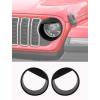 imageSavadicar Headlight Covers for 2024 Jeep Wrangler JL amp Gladiator JT  Personalize Your Vehicle Appearance with Headlamps Bezels Exterior Trim Accessories BlackBlack