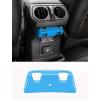 imageSavadicar Red Interior Accessories  Rear Seat Window Switch Panel Trim for 2018Present Jeep Wrangler JL JLU 4XE amp Gladiator JT  Solid Color Interior Decor Upgrade Option 1PieceSky Blue