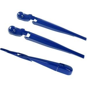 imageSavadicar 3Piece Blue Windshield amp Rear Wiper Trim Set for Jeep Wrangler JL JLU 4xe amp Gladiator JT 2018Present  Exterior Styling Accent AccessoriesBlue