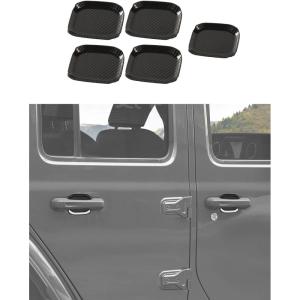 imageSavadicar 5Piece Pink Door Cup Trim Set for Jeep Wrangler JL JLU 4xe amp Gladiator JT 2018Present  Exterior Decorative Upgrade AccessoriesCarbon Fiber