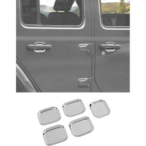 imageSavadicar 5Piece Pink Door Cup Trim Set for Jeep Wrangler JL JLU 4xe amp Gladiator JT 2018Present  Exterior Decorative Upgrade AccessoriesChrome