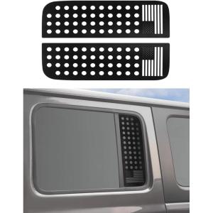 imageSavadicar American Flag Rear Window Decorative Trim Cover for Jeep Wrangler JL JLU 4xe amp Gladiator JT 2018Present  Stylish Exterior Decoration Quick Upgrade AccessoryHole  American Flag