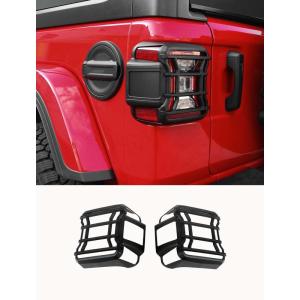 imageSavadicar Black Taillight Trim Cover for Jeep Wrangler JL JLU 4xe amp Gladiator JT 2018Present  Rear Light Accent Exterior Styling Upgrade AccessoryGrille