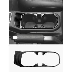 imageSavadicar Green Interior Accessories  Cup Holder Trim Cover for 2018Present Jeep Wrangler JL JLU 4XE amp Gladiator JT  Solid Color Interior Decor Upgrade Option 1PieceCarbon Fiber