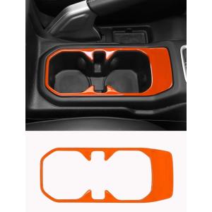 imageSavadicar Green Interior Accessories  Cup Holder Trim Cover for 2018Present Jeep Wrangler JL JLU 4XE amp Gladiator JT  Solid Color Interior Decor Upgrade Option 1PieceOrange