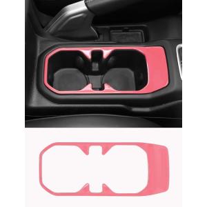 imageSavadicar Green Interior Accessories  Cup Holder Trim Cover for 2018Present Jeep Wrangler JL JLU 4XE amp Gladiator JT  Solid Color Interior Decor Upgrade Option 1PiecePink