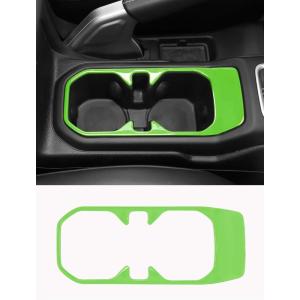 imageSavadicar Green Interior Accessories  Cup Holder Trim Cover for 2018Present Jeep Wrangler JL JLU 4XE amp Gladiator JT  Solid Color Interior Decor Upgrade Option 1PieceGreen