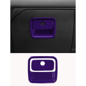 imageSavadicar Pink Interior Accessories  Glove Box Switch Trim for 2018Present Jeep Wrangler JL JLU 4XE amp Gladiator JT  Solid Color Interior Decor Upgrade Option 2PiecePurple