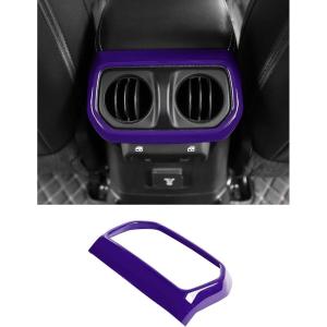 imageSavadicar Pink Interior Accessories  Rear Air Vent Bezel Trim Cover for 2018Present Jeep Wrangler JL JLU 4XE amp Gladiator JT  Solid Color Interior Decor Upgrade Option 1PiecePurple