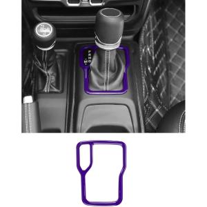 imageSavadicar Pink Interior Accessories  Shifter Base Bezel Trim for 2018Present Jeep Wrangler JL JLU 4XE amp Gladiator JT  Solid Color Interior Decor Upgrade Option 1PiecePurple