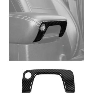 imageSavadicar Red Interior Accessories  Armrest Switch Bezel Trim Cover for 2018Present Jeep Wrangler JL JLU 4XE amp Gladiator JT  Solid Color Interior Decor Upgrade Option 1PieceCarbon Fiber