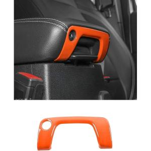 imageSavadicar Red Interior Accessories  Armrest Switch Bezel Trim Cover for 2018Present Jeep Wrangler JL JLU 4XE amp Gladiator JT  Solid Color Interior Decor Upgrade Option 1PieceOrange