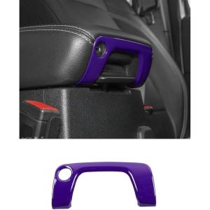 imageSavadicar Red Interior Accessories  Armrest Switch Bezel Trim Cover for 2018Present Jeep Wrangler JL JLU 4XE amp Gladiator JT  Solid Color Interior Decor Upgrade Option 1PiecePurple