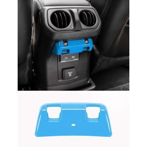 imageSavadicar Red Interior Accessories  Rear Seat Window Switch Panel Trim for 2018Present Jeep Wrangler JL JLU 4XE amp Gladiator JT  Solid Color Interior Decor Upgrade Option 1PieceSky Blue