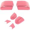 imageSavadicar 2Piece Pink Side Mirror Cover Trim Set for Jeep Wrangler JL JLU 4xe amp Gladiator JT 2018Present  Fits Mirrors Without Puddle Lights Exterior Styling AccessoriesPink