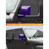 imageSavadicar 2Piece Pink Side Mirror Cover Trim Set for Jeep Wrangler JL JLU 4xe amp Gladiator JT 2018Present  Fits Mirrors Without Puddle Lights Exterior Styling AccessoriesPurple