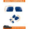 imageSavadicar 2Piece Pink Side Mirror Cover Trim Set for Jeep Wrangler JL JLU 4xe amp Gladiator JT 2018Present  Fits Mirrors Without Puddle Lights Exterior Styling AccessoriesBlue