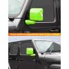 imageSavadicar 2Piece Pink Side Mirror Cover Trim Set for Jeep Wrangler JL JLU 4xe amp Gladiator JT 2018Present  Fits Mirrors Without Puddle Lights Exterior Styling AccessoriesGreen
