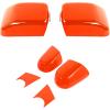 imageSavadicar 2Piece Pink Side Mirror Cover Trim Set for Jeep Wrangler JL JLU 4xe amp Gladiator JT 2018Present  Fits Mirrors Without Puddle Lights Exterior Styling AccessoriesOrange