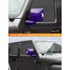 imageSavadicar 2Piece Pink Side Mirror Cover Trim Set for Jeep Wrangler JL JLU 4xe amp Gladiator JT 2018Present  Fits Mirrors Without Puddle Lights Exterior Styling AccessoriesPurple