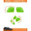 imageSavadicar 2Piece Pink Side Mirror Cover Trim Set for Jeep Wrangler JL JLU 4xe amp Gladiator JT 2018Present  Fits Mirrors Without Puddle Lights Exterior Styling AccessoriesGreen