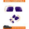 imageSavadicar 2Piece Pink Side Mirror Cover Trim Set for Jeep Wrangler JL JLU 4xe amp Gladiator JT 2018Present  Fits Mirrors Without Puddle Lights Exterior Styling AccessoriesPurple