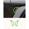 imageSavadicar 2Piece Red Fender Side Vent Accent Trim for Jeep Wrangler JL JLU 4xe amp Gladiator JT 2018Present  Exterior Decorative Upgrade AccessoriesGreen