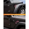 imageSavadicar 2Piece Red Fender Side Vent Accent Trim for Jeep Wrangler JL JLU 4xe amp Gladiator JT 2018Present  Exterior Decorative Upgrade AccessoriesPink