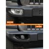 imageSavadicar 2Piece Red Fog Light Trim Cover for Jeep Wrangler JL JLU 4xe amp Gladiator JT 2018Present  Exterior Styling Upgrade AccessoriesBlack