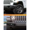 imageSavadicar 2Piece Red Fog Light Trim Cover for Jeep Wrangler JL JLU 4xe amp Gladiator JT 2018Present  Exterior Styling Upgrade AccessoriesCarbon Fiber
