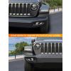 imageSavadicar 2Piece Red Fog Light Trim Cover for Jeep Wrangler JL JLU 4xe amp Gladiator JT 2018Present  Exterior Styling Upgrade AccessoriesCarbon Fiber