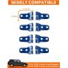 imageSavadicar 8Piece Purple Door Hinge Cover Trim Set for Jeep Wrangler JL JLU 4xe amp Gladiator JT 2018Present  Exterior Hinge Cap Accent AccessoriesBlue