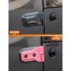 imageSavadicar 8Piece Purple Door Hinge Cover Trim Set for Jeep Wrangler JL JLU 4xe amp Gladiator JT 2018Present  Exterior Hinge Cap Accent AccessoriesPink