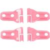 imageSavadicar 8Piece Purple Door Hinge Cover Trim Set for Jeep Wrangler JL JLU 4xe amp Gladiator JT 2018Present  Exterior Hinge Cap Accent AccessoriesPink