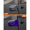imageSavadicar 8Piece Purple Door Hinge Cover Trim Set for Jeep Wrangler JL JLU 4xe amp Gladiator JT 2018Present  Exterior Hinge Cap Accent AccessoriesPurple