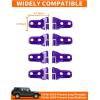 imageSavadicar 8Piece Purple Door Hinge Cover Trim Set for Jeep Wrangler JL JLU 4xe amp Gladiator JT 2018Present  Exterior Hinge Cap Accent AccessoriesPurple