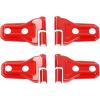 imageSavadicar 8Piece Purple Door Hinge Cover Trim Set for Jeep Wrangler JL JLU 4xe amp Gladiator JT 2018Present  Exterior Hinge Cap Accent AccessoriesRed