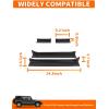 imageSavadicar Door Sill Guard Set for Jeep Wrangler JL JLU 4xe amp Gladiator JT 2018Present  Front Door Entry Protection Durable Interior AccessoriesFront  Rear