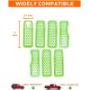 imageSavadicar Front Grill Inserts for 2024 Jeep Wrangler JL JLU 4XE amp Gladiator JT  Elevate Your Wranglers Aesthetics with Front Grille Cover Guard Exterior Trim Accessories 7 PCs OrangeCamera Slot