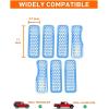 imageSavadicar Front Grill Inserts for 2024 Jeep Wrangler JL JLU 4XE amp Gladiator JT  Elevate Your Wranglers Aesthetics with Front Grille Cover Guard Exterior Trim Accessories 7 PCs OrangeStandard