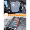 imageSavadicar Mesh Shade Top Roof Sunshade Cover for 20182023 Jeep Wrangler JL JLU 4XE amp Gladiator JT UV Protection amp Heat Reduction for Enhanced Comfort on The Road American Flag BlackColorful American Flag