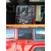 imageSavadicar Rear Window Sun Shades Breathable Mesh Side Window Sunshade Half Cover Sun Screen Net Compatible with 20072024 Jeep Wrangler JK JL amp Gladiator JT AntiUV for BabyPetsCamping PairRear Door