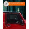 imageSavadicar Rear Window Sun Shades Breathable Mesh Side Window Sunshade Half Cover Sun Screen Net Compatible with 20072024 Jeep Wrangler JK JL amp Gladiator JT AntiUV for BabyPetsCamping PairFront Door