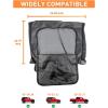 imageSavadicar Rear Window Sun Shades Breathable Mesh Side Window Sunshade Half Cover Sun Screen Net Compatible with 20072024 Jeep Wrangler JK JL amp Gladiator JT AntiUV for BabyPetsCamping PairRear Door